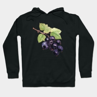 Blackcurrant Pastel Art Hoodie